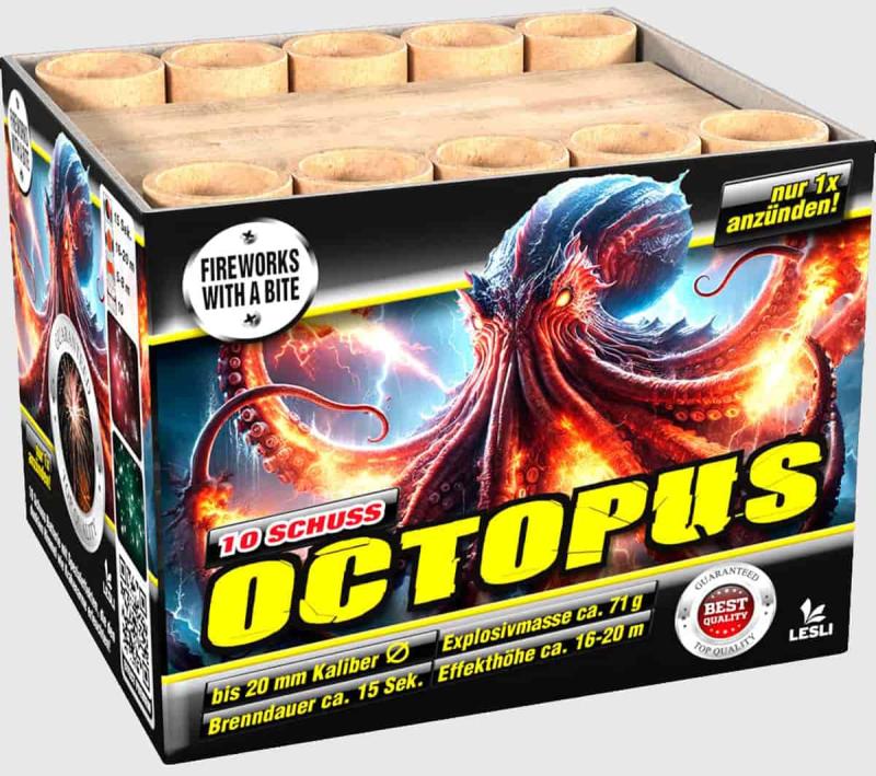 Octopus ist eine 10 Schuss Batterie von Lesli