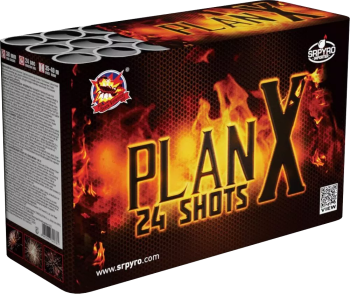 Plan X ist eine 24 Schuss Batterie von SRPyro
