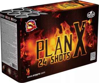 Plan X ist eine 24 Schuss Batterie von SRPyro