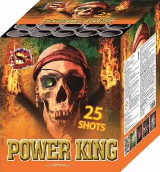 Power King ist eine 25 Schuss Batterie mit einem Kaliber von 48mm von SRPyro