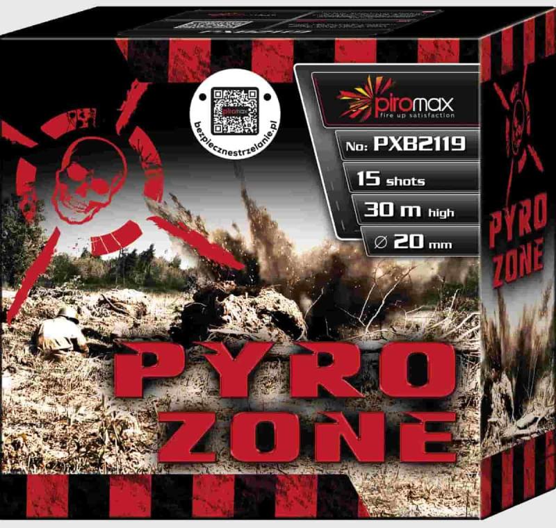 Pyrozone 15 Schuss Batterie von Piromax feuerwerk