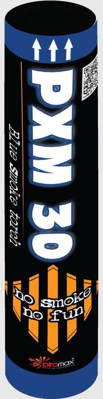 Rauchfackel Blau PXM30 ist blauer Rauch von Piromax feuerwerk