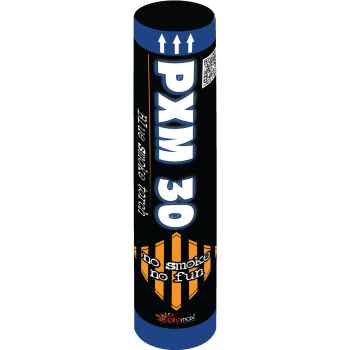 Rauchfackel Blau PXM30 ist blauer Rauch von Piromax feuerwerk