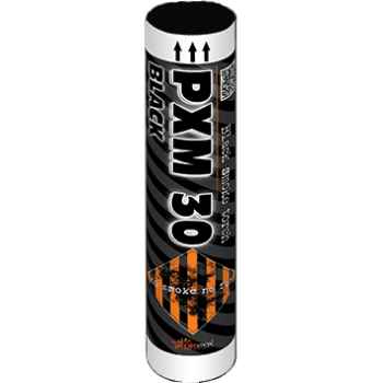 Rauchfackel Schwarz PXM30 ist schwarzer Rauch von Piromax feuerwerk