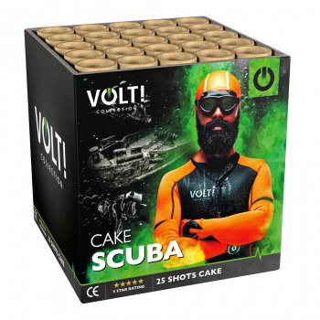 Scuba ist eine 25 Schuss Batterie von Volt.