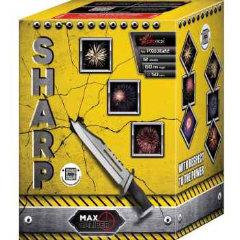 Sharp ist eine 12 Schuss Batterie mit einem Kaliber von 50mm von Piromax