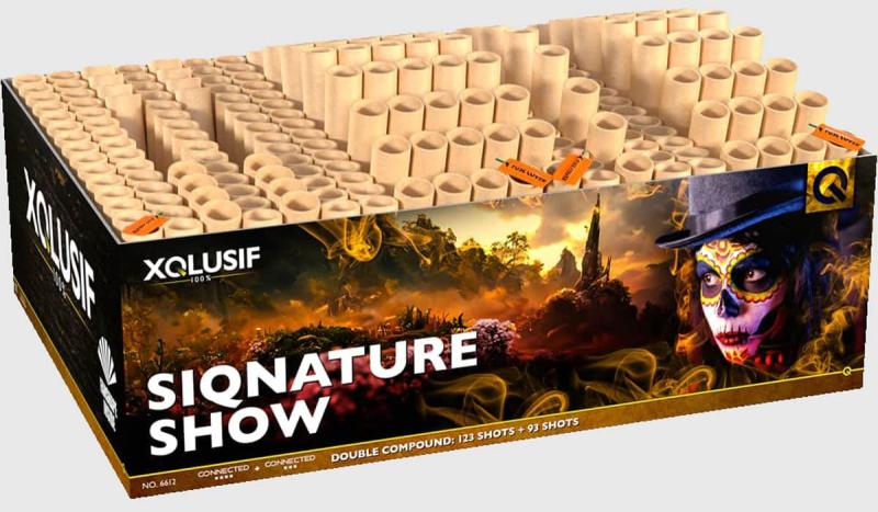 Siqnature Show ist ein 216 Schuss Verbund von Volt