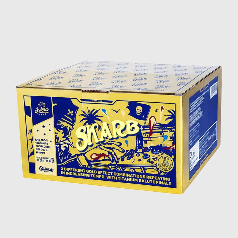 Skarb ist ein 100 Schuss Verbund von Iskra