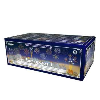 Supernaut 1 ist ein 288 Schuss Verbund von Funke