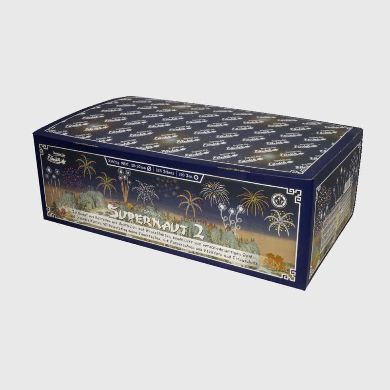Supernaut 2 288 Schuss Verbund von Funke feuerwerk