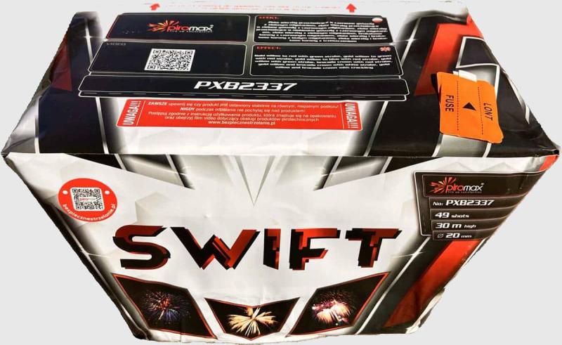 Swift ist eine 49 Schuss Batterie von Piromax