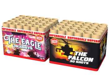 The Eagle an the Falcon ist ein Sortiment aus zwei Batterien von Wolff