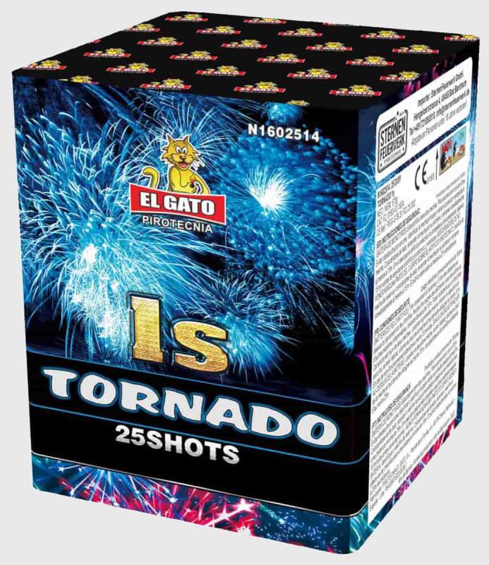 Tornado 1 Sek. ist eine 25 Schuss Batterie von El Gato
