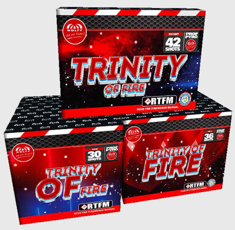 Trinity of Fire ist ein Sortiment aus 3 Batterien von Wolff