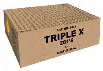 Triple X 281 Schuss Verbund von Magnum Feuerwerk