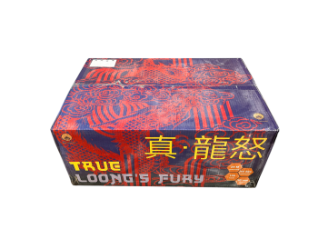 True Loong´s Fury ist ein 100 Schuss Verbund von Genie Fireworks