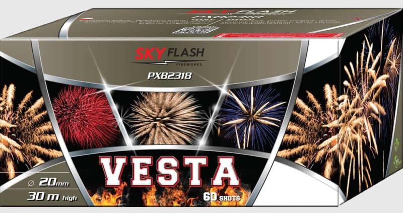 Vesta ist eine 60 Schuss Batterie von Piromax