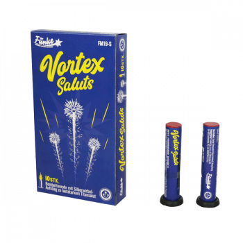 Vortex Saluts sind Bombenrohre von Funke