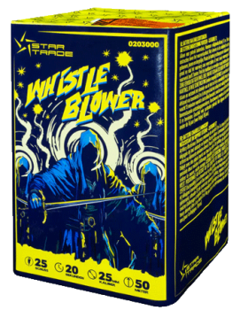 Whistleblower ist eine 25 Schuss Batterie von Startrade