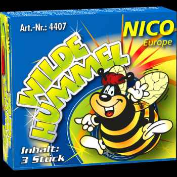 Wilde Hummel sind 3 summende Bodenkreisel mit mehrfachem Farbwechsel von Nico feuerwerk
