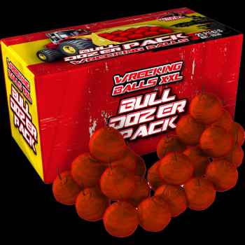 Wreckling Balls Bulldozer Pack sind Crackling Bälle von Vuurwerktotaal feuerwerk