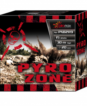 Pyrozone 15 Schuss Batterie von Piromax feuerwerk